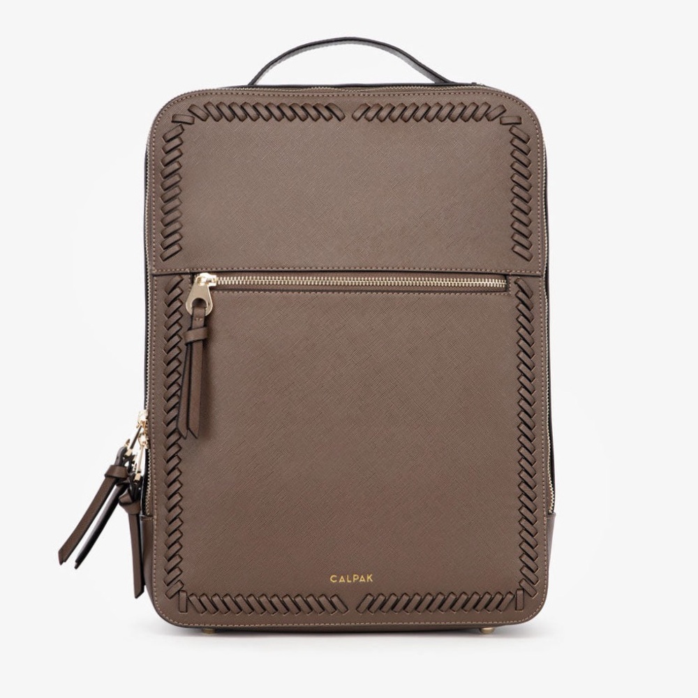CALPAK Kaya 15 inch Laptop Backpack in Mocha